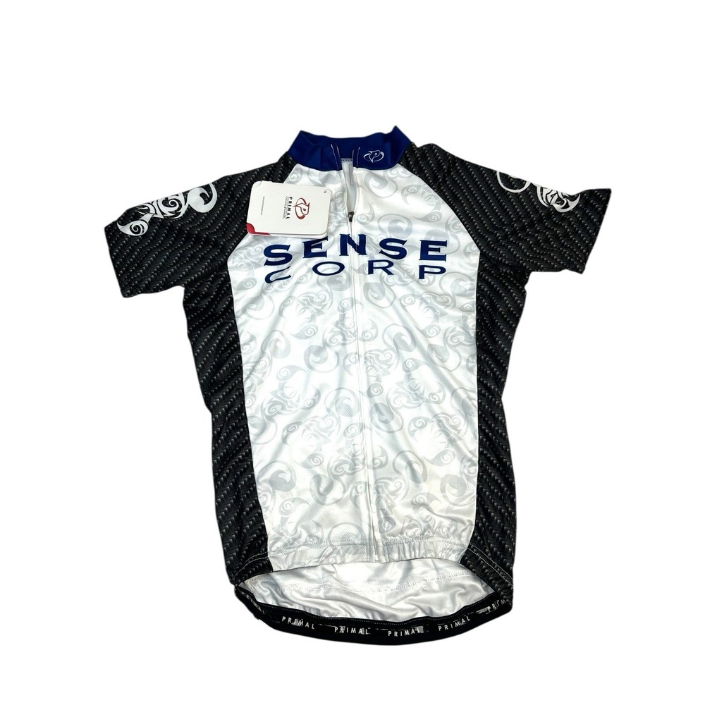 Primal Cycling Apparel Sense Corp Full-Zip Cycling Jersey‎ Men's XS Reflective